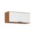 Armário Aéreo p/ Cozinha Firenze 1 Porta Basculante 70cm Amendola/Branco – Demóbile