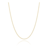 Colar Rommanel – Antialérgico – Banhado Ouro 42 Cm Original Fio Cadeado Feminino ou Infantil 531638