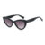 Óculos de Sol Feminino Chilli Beans Gatinho Degradê Preto Polarizado