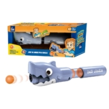 Lançador de Bolinhas Infantil Pow Pow Tubarão com 10 Bolinhas EVA Fenix – PPA-499T