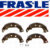 Sapata Lona Freio PALIO WEEKEND IDEA FIORINO Traseira Bosch FRASLE FI91CP