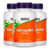 Kit 3x Astragalus 500mg Now Foods 100 Veg Cápsulas /Made in Usa