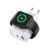 Carregador De Parede Universal 2 Em 1 Tipo C Rápido + UsbA E Base Magnética Sem Fio Para Apple Watch