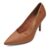 Scarpin Vizzano Salto Alto Bico Fino Fosco – Caramelo