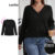 (Trendy) Lovito Camiseta Curva Plus Size Casual Lisa Assimétrica Para Mulheres LBL14568
