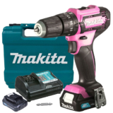 Parafusadeira e Furadeira Impacto 3/8″ + 2 Baterias 12V 1.5Ah + Carregador + Bit PH2 + Maleta Makita HP333DWYE-P