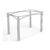 Base Mesa de Jantar Elba M004 AÇO s/Tampo Cromada – Kappesberg
