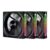 Kit Ventoinhas Pichau Ventus NX Reverse, ARGB, 3x120mm, Preto, PCH-VTNXR3-BK01