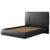 Cama Casal Flutuante Com Cabeceira 140cm Lyra Sintético Preto S05 – Mpozenato