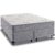 Cama Box Queen + Colchão Espuma Ortopédico D33 Piemonte 158x198x63cm – Maestro Colchões