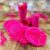 Kit Festa 50 PESSOAS DESCARTAVEIS PINK GARFO + PRATO + COPO