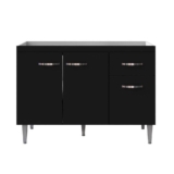 Balcão De Pia Gabriela 120 Cm Preto – Ajl