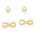Kit Brinco Rommanel Infinito Ponto Luz Folheado A Ouro 527138