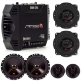 Kit 04 Alto Falantes 5 E 6 Pol FLEX4 62VFX5 5TRFX55 110w + Módulo Amplificador Stetsom IR400.4 4 c