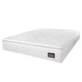 Colchão Casal Espuma D45 Lazio Pillow Top 138x188x24cm Branco Hellen – Suporta Até 150 Kg Por Pessoa Branco