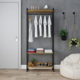 Estante Closet Arara Industrial 3 Prateleiras 187x80cm Dynamica Yescasa 
