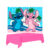 Kit festa Stitch Decoração Completa Painel TNT + Toalha Rosa