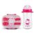 Conjunto Pote p/ lanche de 2 Andares e Garrafa Infantil 460ml – Jacki Design