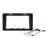 Kit Moldura Painel 9 Pol Duster 2020 2021 2022 2 Din Preto Chicote Som Plug Antena