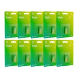 Kit 10 Bateria Pilha Cr123 3v Sensor Alarme Câmera Elgin