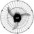 Ventilador Tufão Loren Sid Sprint P/Parede 60Cm Preto Bivolt