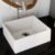 Cuba de Apoio Retangular Para Banheiro Lavabo C01 RT30W Branco – Lyam
