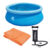 Kit Piscina Inflável Redonda 1.000 Litros PVC 1,68 M x 51 cm + Bomba de Ar + Lona 3×3