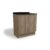 Balcão de Cozinha Maxxi G744 2 Portas c/Tampo 80cm Nogal/Preto – Kappesberg