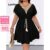 (Trendy) Lovito Vestido De Renda Plus Size Elegante Vestido De Borla Lisa Para Mulheres LBL16140