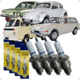 Kit 4 Vela Brasilia Magnet Marelli Fusca Brasilia Kombi Variant
