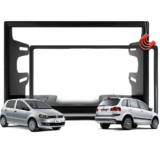 Moldura Painel 2 Din Central Multimidia Dvd Mp5 Padrão Chinês – Volkswagen VW Fox 10/14 G2 Crossfox