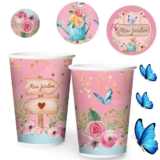 8~40 COPO PAPEL FESTA MEU JARDIM 180ML REGINA