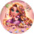 Capa de Painel Redondo Rapunzel Enrolados Princesas Baby Cute Tecido Sublimado Vários Modelos 1,50×1,50 e 50×50