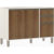 Balcão Luciane Linea 1,20m 2pt 3gv  Lin 702/222