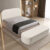 Cabeceira Cama Box Queen 160cm Lanna com Puff Recamier Doha W01 Linho Cru – Lyam Decor