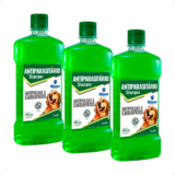 Kit 3 Shampoo Antiparasitário World Veterinária Dug’s para Cães – 500ml