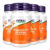 Kit 4x Probiótico-10 25 Bilhões Now Foods 30 Veg Cáps Importado /Made in Usa