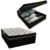 Cama Baú Casal Suede + Colchão Casal Ortobom Iso Dupla Face 60x138x188 Cor:preto