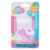 Chupeta New Baby Bico Silicone Assimétrico Decorada Fase 2 Rosa