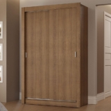 Guarda-Roupa Solteiro 2 Portas de Correr 2 Gavetas Rustic Vivare Madesa