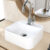 Cuba de Apoio Quadrada Para Banheiro Lavabo C01 QA31W Branco – Lyam