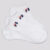 Kit Meia Fila 3 Pares Cano Curto Branco