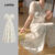 Lovito Vestido Boho – Vestido Macio e Confortável para Primavera/verão para mulheres L137ED482