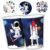 8~ 32 COPO PAPEL FESTA  ASTRONAUTA ESPACIAL 180ML REGINA
