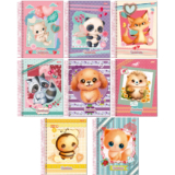 Kit Caderno Universitário 10 Matérias 160 Folhas Capa Dura Sweetness -Pacote com 4 unidades Sortidas