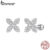Brincos Bamoer 925 Sterling Sliver Mini Joias De Flores Presentes Para Mulheres