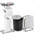 Kit Acessorios Lavabo Banheiro Lavabo Toalha Rosto Porta Papeleira E Celular Luxo Preto Arthi
