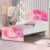 Mini Cama Carruagem Princesa Rosa