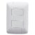 Interruptor Aria Tramontina 2 Teclas Simples 6A com Placa Branco