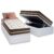 Conjunto Box Baú Solteiro: Colchão Molas Anjos Superlastic Classic + Base CRC Courano White(88×188)